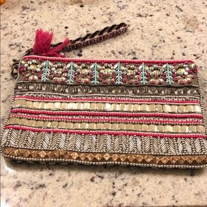 BIG BUDDHA multi-colored clutch